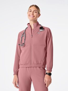 Figs Sydney Scrub Jacket
